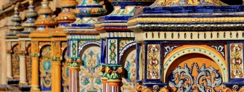 azulejos de la plaza de españa